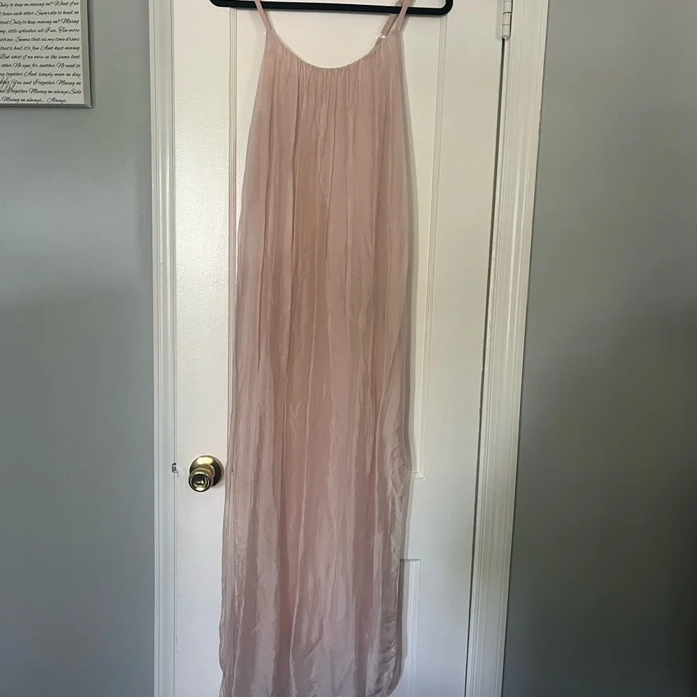 Elegant Pink Maxi Dress - Picture 1 of 5